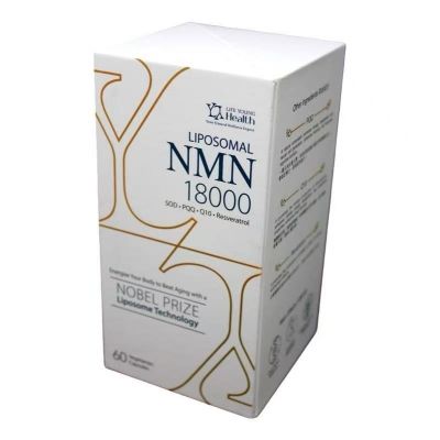 NMN paper box with spot UV and hot stamping printing and magnetic closure